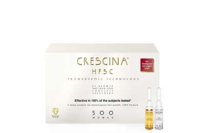 CRESCINA 500 HFSC Transdermic Re-Growth and Anti-Hair Loss WOMAN, 20 ampoules x 3,5 ml